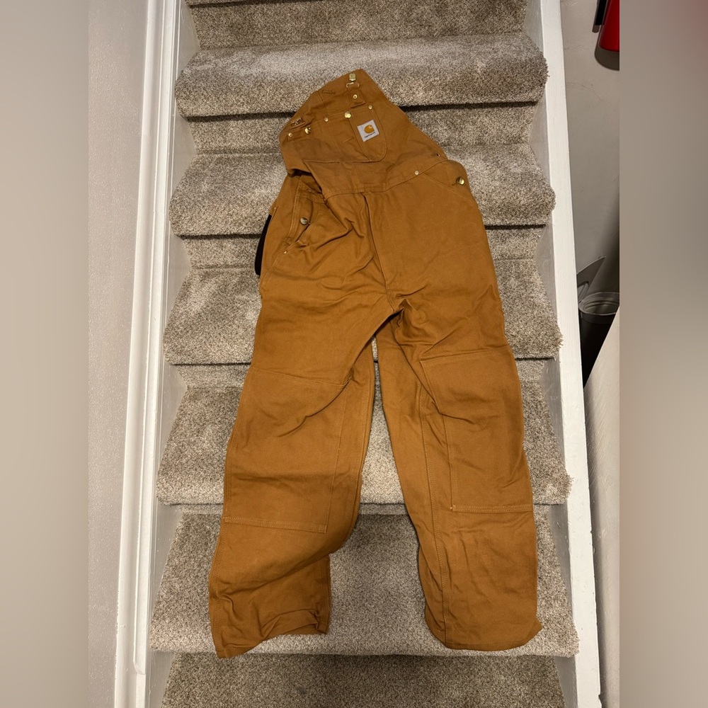 Carhartt overalls 34x30 - Brown